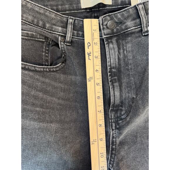 Everlane Black Curvy Cheeky Jeans 30 Straight High Rise Gray NEW Ankle Denim - Picture 4 of 9